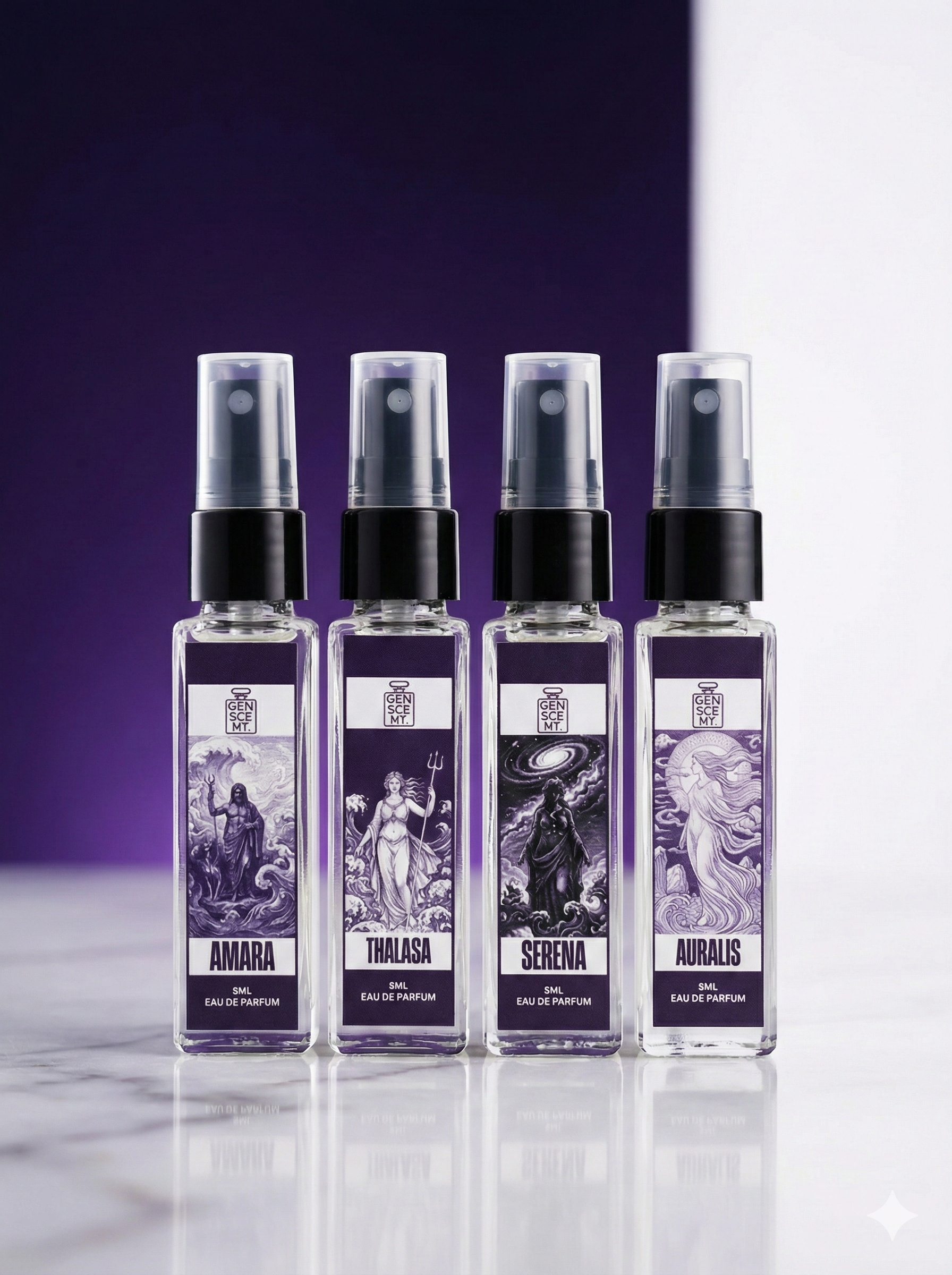 Greek Mythology Inspired Perfumes (Unisex) 10ml x 4