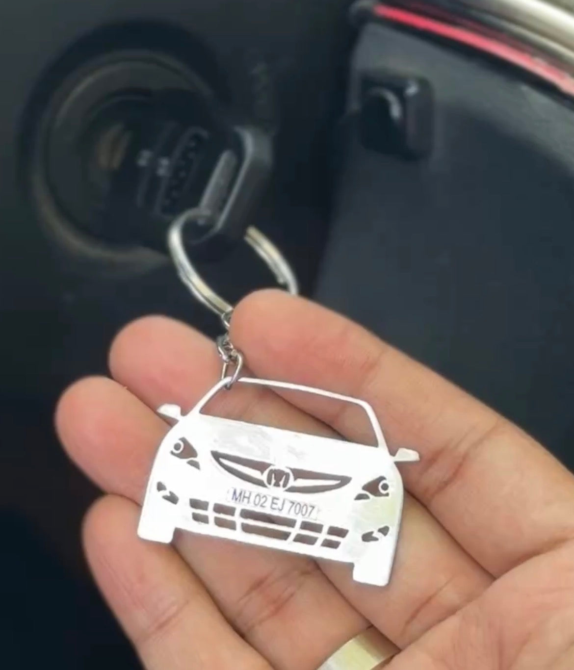 Personalised Car Keychain