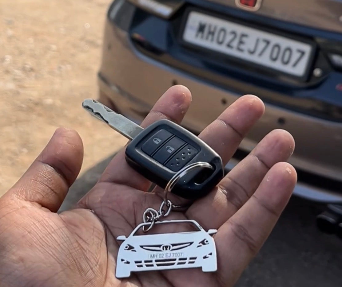 Personalised Car Keychain