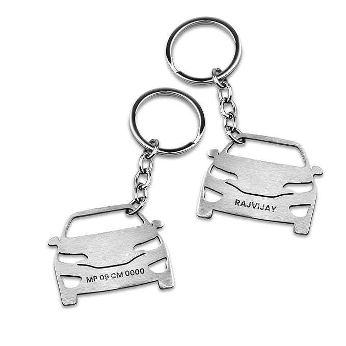 Personalised Car Keychain