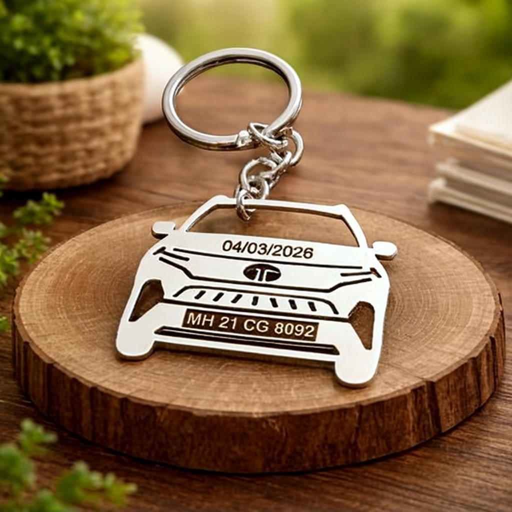 Personalised Car Keychain